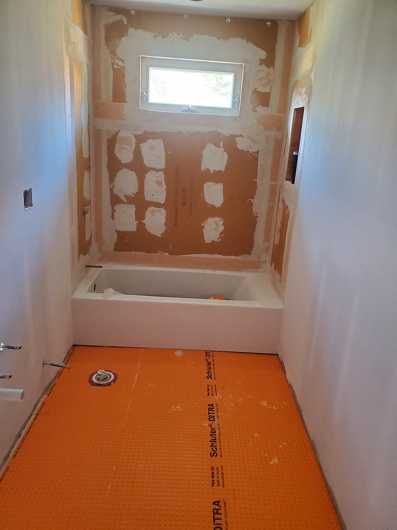 Schluter DITRA uncoupling membrane